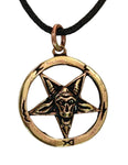 Anhänger 29 Pentagramm - Bronze