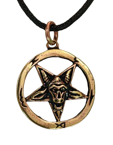 Anhänger 29 Pentagramm - Bronze