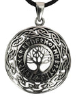 Lebensbaum 324 mit Korbkette - Silber