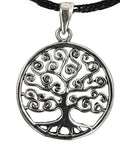 Lebensbaum 248 mit Schlangenkette - Silber