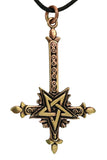 Anhänger 120 Kreuz - Bronze