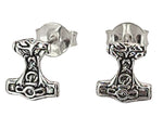 Ohrstecker 57 Thorshammer - Silber