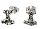 Ohrstecker 57 Thorshammer - Silber