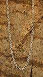 Schlichte Kette 2 mm - silbern - Edelstahl