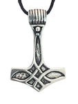 Thorshammer 73 mit Korbkette - Silber