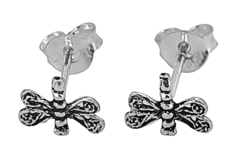 Ohrstecker 55 Libelle - Silber
