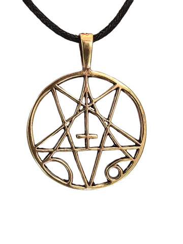 Anhänger 26 Pentagramm - Bronze
