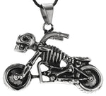 Motorrad 176 mit Königskette - Edelstahl