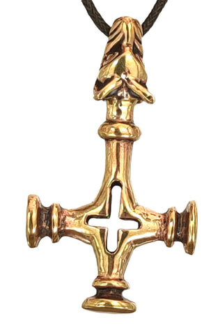 Anhänger 72 Wolfskreuz - Bronze