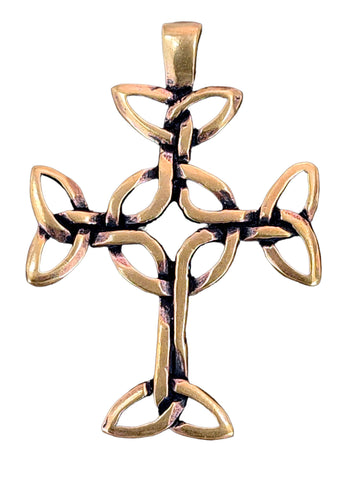 Anhänger 83 Keltenkreuz - Bronze