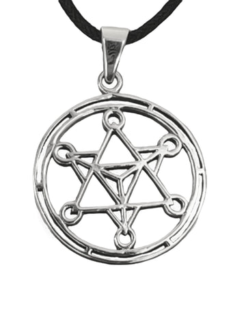 Anhänger 427 Metatrons Würfel - Silber