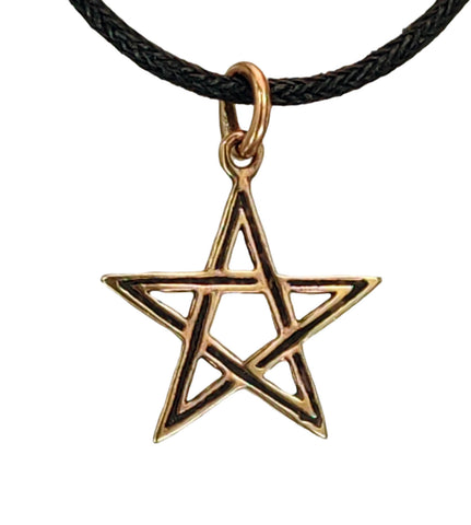 Anhänger 31 Pentagramm - Bronze