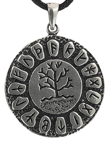 Lebensbaum 168 mit Korbkette - Silber