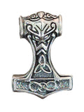 Thorshammer 223 mit Königskette - Silber