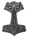 Thorshammer 63 mit Königskette - Edelstahl