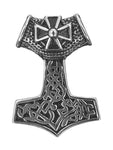 Thorshammer 62 mit Königskette - Edelstahl