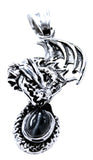 Anhänger 20 Drache - Edelstahl