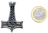Kombi 200 Thorshammer mit Königskette - Silber