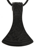 Anhänger 201 Schwarze Axt - Edelstahl