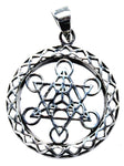 Anhänger 202 Metatrons Würfel - Silber