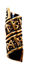 Bartperle Runen 6 mm - Bronze