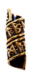 Bartperle Runen 6 mm - Bronze