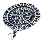 Wikinger Kompass 218 mit Korbkette - Silber