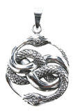 Anhänger 237 Schlangen - Silber