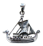 Anhänger 240 Wikinger-Schiff - Silber