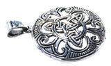 Keltenknoten 254 mit Schlangenkette - Silber