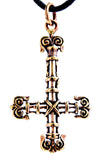 Anhänger 25 Kreuz - Bronze