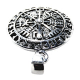 Wikinger Kompass 285 mit Schlangenkette - Silber