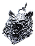 Anhänger 29 Wolfskopf - Edelstahl