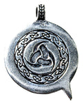 Anhänger 294 Odin mit Raben - Silber