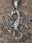 Anhänger 112 Drache - Edelstahl