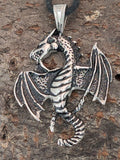 Anhänger 112 Drache - Edelstahl