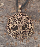 Anhänger 50 A Lebensbaum - Bronze