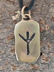 Anhänger 101 Algiz - Bronze