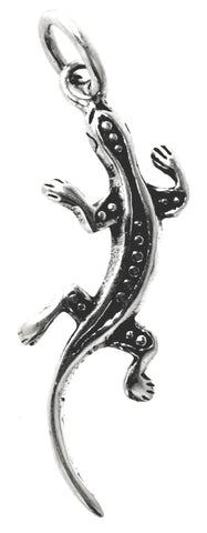 Anhänger 2 Echse - Silber