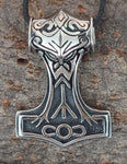 Thorshammer 55 A mit Königskette - Edelstahl