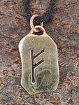 Anhänger 87 Fehu - Bronze