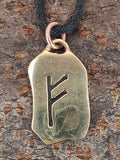 Anhänger 87 Fehu - Bronze