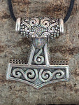 Kombi 148 Thorshammer mit Königskette - Silber
