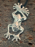 Anhänger 23 Frosch - Edelstahl