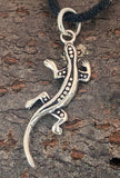Anhänger 2 Echse - Silber