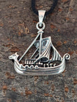 Anhänger 240 Wikinger-Schiff - Silber