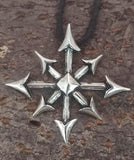 Chaosstern 59 mit Schlangenkette - Silber