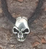 Totenkopf 33 mit Schlangenkette - Silber