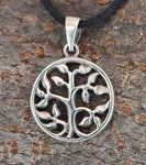Lebensbaum 84 mit Schlangenkette - Silber