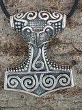 Kombi 147 Thorshammer mit Königskette - Silber